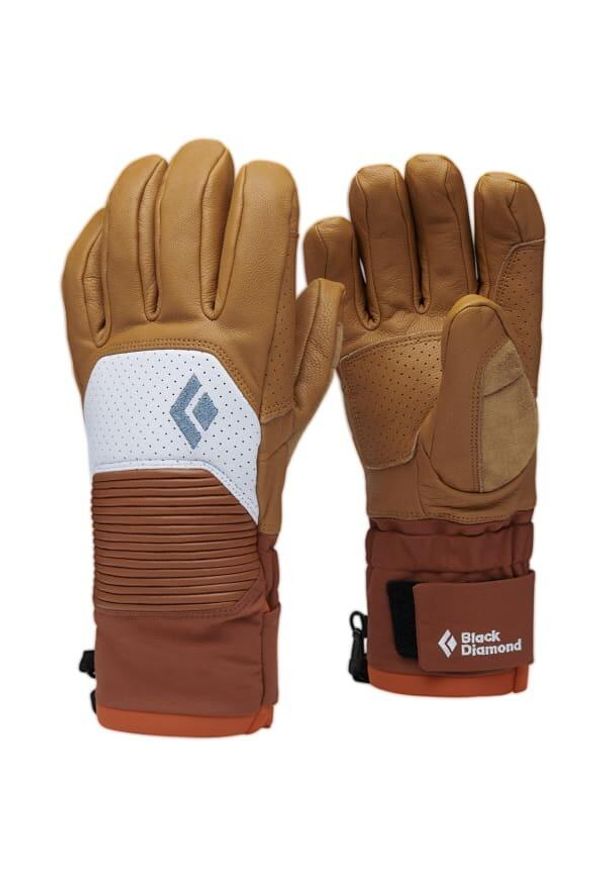 Damskie rękawice narciarskie Black Diamond Impulse. Kolor: wielokolorowy, niebieski, brązowy. Sezon: zima. Sport: narciarstwo
