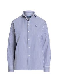 Polo Ralph Lauren Koszula 211910743020 Niebieski Regular Fit. Typ kołnierza: polo. Kolor: niebieski. Materiał: bawełna #4