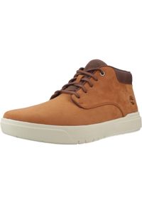 Timberland - Buty TIMBERLAND Seneca Bay MID LACE UP Brązowy. Kolor: brązowy. Materiał: skóra, tkanina. Sport: turystyka piesza #1