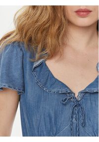 Levi's® Bluzka Mylene A7623-0003 Niebieski Slim Fit. Kolor: niebieski. Materiał: lyocell #2