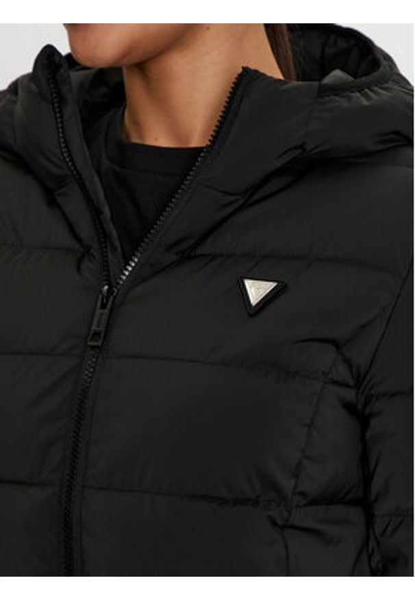 Guess Kurtka puchowa New Altea V4YL05 WF3X0 Czarny Regular Fit. Kolor: czarny. Materiał: syntetyk