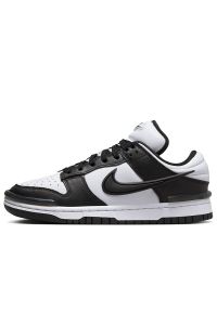 Buty Nike Dunk Low Twist DZ2794-001 - czarno-białe. Kolor: czarny, biały, wielokolorowy. Materiał: skóra, syntetyk, guma. Szerokość cholewki: normalna. Sezon: lato