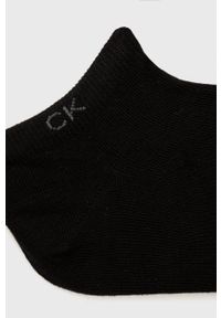Calvin Klein Skarpetki (2-pack) damskie kolor czarny. Kolor: czarny #2