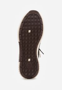 Born2be - Czarne Sneakersy z Podwójnym Sznurowaniem Fontarin. Nosek buta: okrągły. Kolor: czarny. Materiał: materiał. Obcas: na obcasie. Wysokość obcasa: niski #2