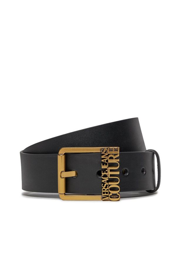 Pasek Męski Versace Jeans Couture. Kolor: czarny