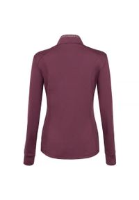 Koszulka jeździecka damska EQUESTRIAN QUEEN Mackenzie2.0 25AW długi rękaw. Kolor: czerwony, wielokolorowy, brązowy. Długość rękawa: długi rękaw. Długość: długie. Sezon: zima #2