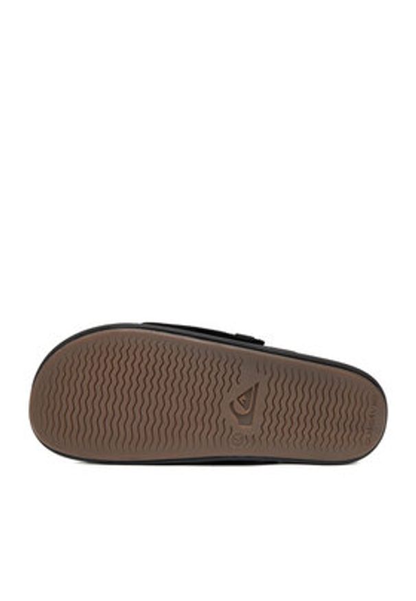 Quiksilver Klapki RAPID-02 MI08 Czarny. Kolor: czarny. Materiał: skóra, nubuk