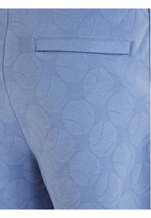 BOSS Szorty sportowe Member 50558883 Błękitny Relaxed Fit. Kolor: niebieski. Materiał: bawełna. Styl: sportowy