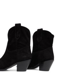 Polo Ralph Lauren Botki 818908754004 Czarny. Kolor: czarny. Materiał: skóra, zamsz #4