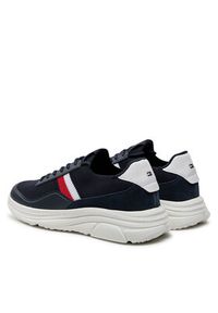 TOMMY HILFIGER - Tommy Hilfiger Sneakersy Modern Runner Premium Knit FM0FM05135 Granatowy. Kolor: niebieski. Materiał: materiał #3