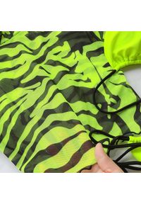 Intica - Strój kąpielowy z crop topem na lato plażowy wzór Senada. Kolor: wielokolorowy. Materiał: materiał #6