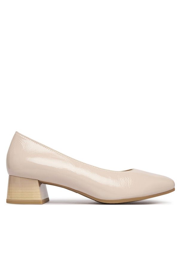 Czółenka Caprice. Kolor: beżowy