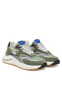 D.A.T.E. Sneakersy Fuga M421-FG-NY Zielony. Kolor: zielony. Materiał: zamsz, skóra #6
