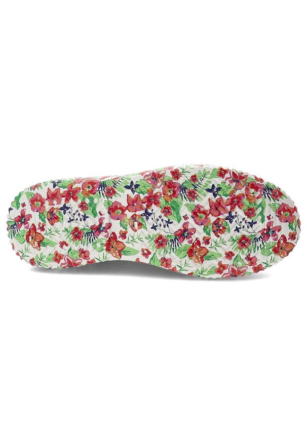 Sneakersy damskie Laura Vita, cholewka ze skóry zamszowej wzór kwiatowy sznurowane grubsza podeszwa wygodny codzienny fason, zielone, 06 SL2165-6B. Okazja: na co dzień. Zapięcie: sznurówki. Kolor: zielony. Materiał: skóra, zamsz. Szerokość cholewki: normalna. Wzór: kwiaty. Styl: casual