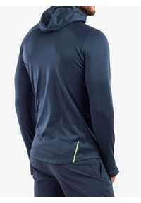 Bluza polarowa męska Inov-8 VentureLite Mid Hoodie FZ. Kolor: niebieski. Materiał: polar