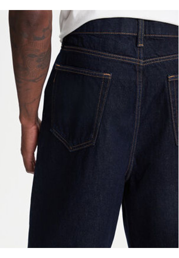 GAP - Gap Szorty jeansowe 774578-00 Granatowy Baggy Fit. Kolor: niebieski. Materiał: bawełna