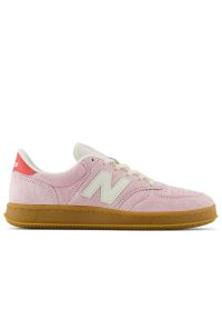 Buty New Balance CT500EA - różowe. Okazja: na co dzień. Kolor: różowy. Materiał: materiał, skóra, syntetyk, guma. Szerokość cholewki: normalna