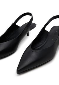 Max Mara Czółenka Slingy 2514521111600 Czarny. Kolor: czarny. Materiał: skóra #4