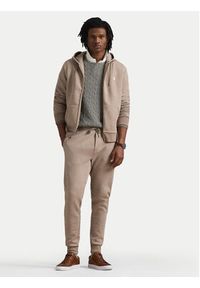Polo Ralph Lauren Spodnie dresowe 710881518046 Beżowy Regular Fit. Kolor: beżowy. Materiał: syntetyk #5