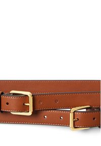 Lauren Ralph Lauren - LAUREN RALPH LAUREN Pasek 412936524006 Brązowy. Kolor: brązowy. Materiał: skóra #3