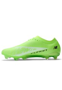 Korki męskie New Balance FURON TEAM FG V8 SF3FSP8 – zielone. Kolor: zielony. Materiał: materiał, syntetyk. Szerokość cholewki: normalna. Sport: piłka nożna #4
