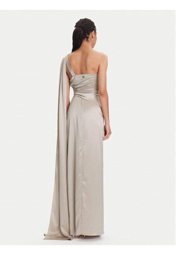 Marciano Guess Sukienka wieczorowa 5YGK01 7246A Beżowy Regular Fit. Kolor: beżowy. Materiał: syntetyk. Styl: wizytowy