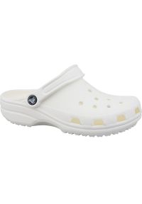 Klapki Crocs Classic Clog 10001-100 białe. Kolor: biały. Materiał: materiał