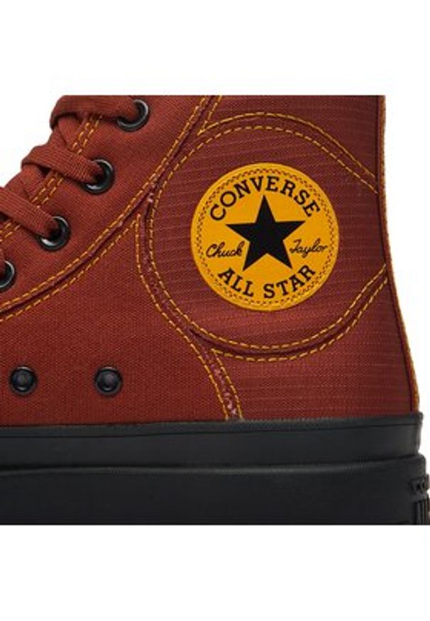 Converse Trampki Chuck Taylor All Star Construct A04527C Brązowy. Kolor: brązowy. Materiał: materiał. Model: Converse All Star