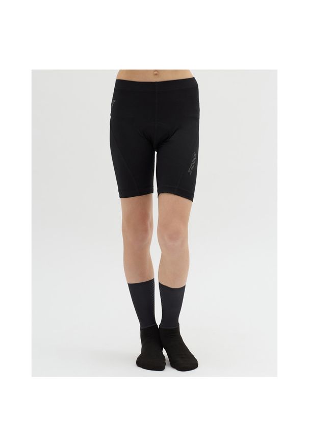 Spodenki rowerowe dziecięce Silvini Junior Bottoms Avisio CP2299. Kolor: czarny