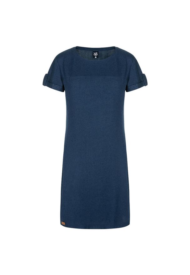 WOMEN'S HEALTH - Sukienka damska LOAP Nebraska, 100% wiskoza. Kolor: niebieski. Materiał: wiskoza. Sezon: lato. Typ sukienki: sportowe. Styl: sportowy