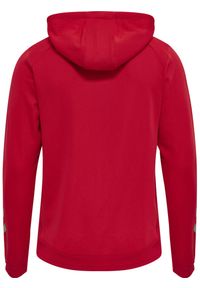 Bluza z kapturem Hummel lead Zip Poly. Typ kołnierza: kaptur. Kolor: czerwony, wielokolorowy, różowy. Materiał: poliester