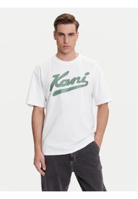 Karl Kani T-Shirt Varsity Palm PD00005336 Biały Relaxed Fit. Kolor: biały. Materiał: bawełna