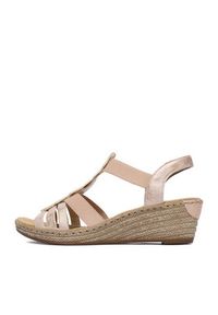 Rieker Sandały CEO-62436-31 Różowy. Kolor: różowy. Materiał: skóra #6