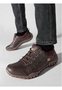 CAT Footwear Półbuty Instruct P722310 Brązowy. Kolor: brązowy. Materiał: nubuk, skóra