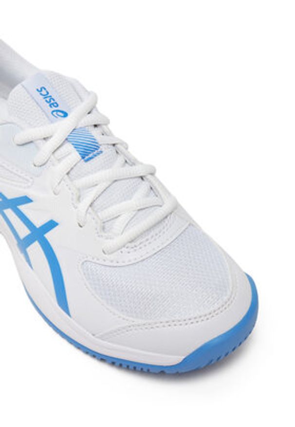 Asics Buty do tenisa Gel-Game Gs 1044A083 Biały. Kolor: biały. Materiał: skóra. Sport: tenis
