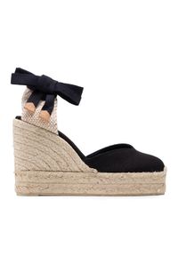 Castañer Espadryle Chiara/8ED/001 020992-100 Czarny. Kolor: czarny. Materiał: materiał #1