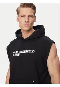 Karl Lagerfeld Jeans Bluza B2M20029 Czarny Regular Fit. Kolor: czarny. Materiał: bawełna #5