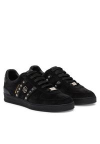 Philipp Plein - PHILIPP PLEIN Sneakersy SAFS USC0911 PLE009N Czarny. Kolor: czarny. Materiał: zamsz, skóra #6