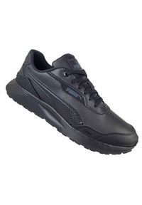 Buty do chodzenia męskie Puma Runtamed Plus L. Kolor: czarny. Materiał: materiał, syntetyk. Szerokość cholewki: normalna. Sport: turystyka piesza