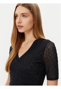 Guess Bluzka 5RGP22 6311A Czarny Regular Fit. Kolor: czarny. Materiał: syntetyk #5