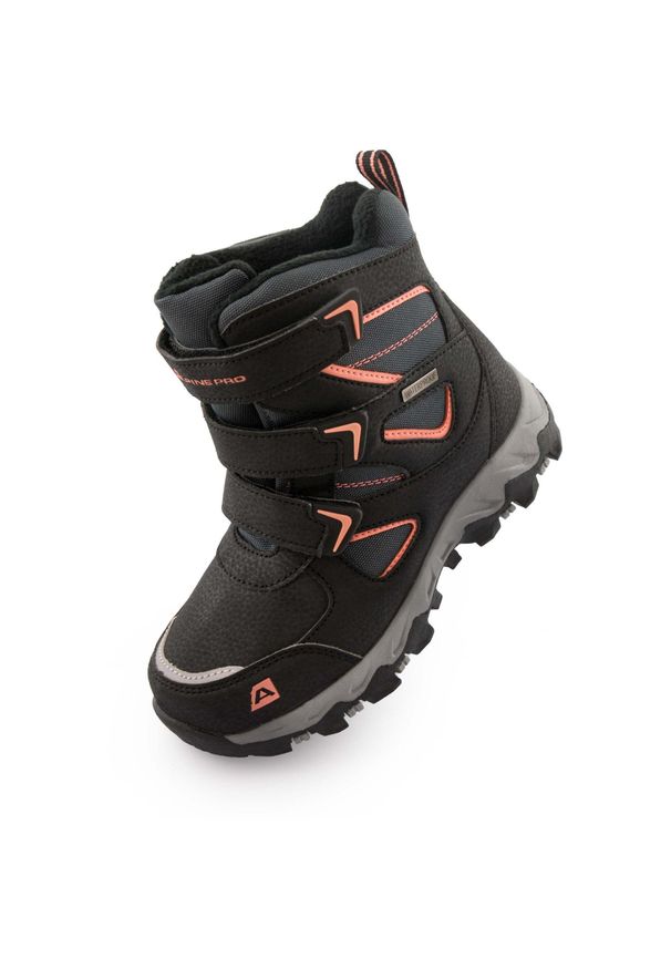 ALPINE PRO - Ciepłe buty zimowe dla dzieci Alpine Pro Rogio, rozmiar 29. Kolor: zielony. Materiał: syntetyk, materiał. Sezon: zima