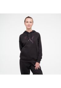 Bluza z kapturem damska Puma Gym & Pilates. Typ kołnierza: kaptur. Kolor: czarny. Materiał: bawełna, materiał. Sport: joga i pilates