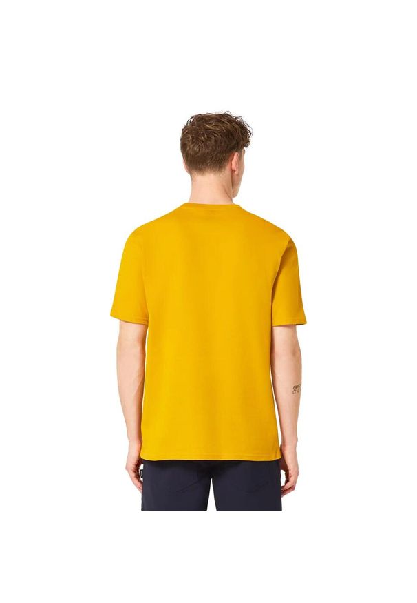 Koszulka Męska Oakley Rings T-Shirt. Kolor: żółty. Sport: turystyka piesza