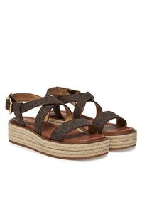 MICHAEL Michael Kors Espadryle Lynn 40S5LYFS1B Brązowy. Kolor: brązowy. Materiał: skóra #6