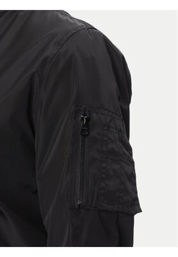 Schott NYC Kurtka bomber Airstar Czarny Regular Fit. Kolor: czarny. Materiał: syntetyk