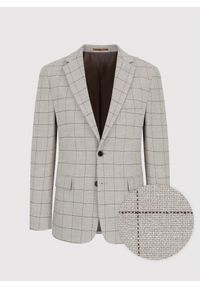 Pako Lorente - PAKO LORENTE – Casualowa marynarka męska w kratę. Okazja: na co dzień. Materiał: jeans. Wzór: kratka. Styl: casual #5