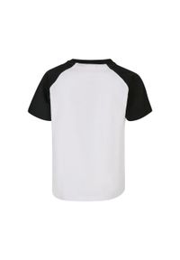 Urban Classics - T-shirt Dla Chłopca Kontrastowa Raglanowa. Kolor: czarny, biały, wielokolorowy. Długość rękawa: raglanowy rękaw. Sport: turystyka piesza