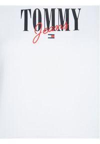Tommy Jeans Bluza Essential Logo 1+ DW0DW16397 Biały Relaxed Fit. Kolor: biały. Materiał: syntetyk #7