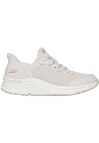 skechers - Adidasy Skechers Bobs Arch Comfort B, Kobiety. Kolor: różowy. Materiał: materiał