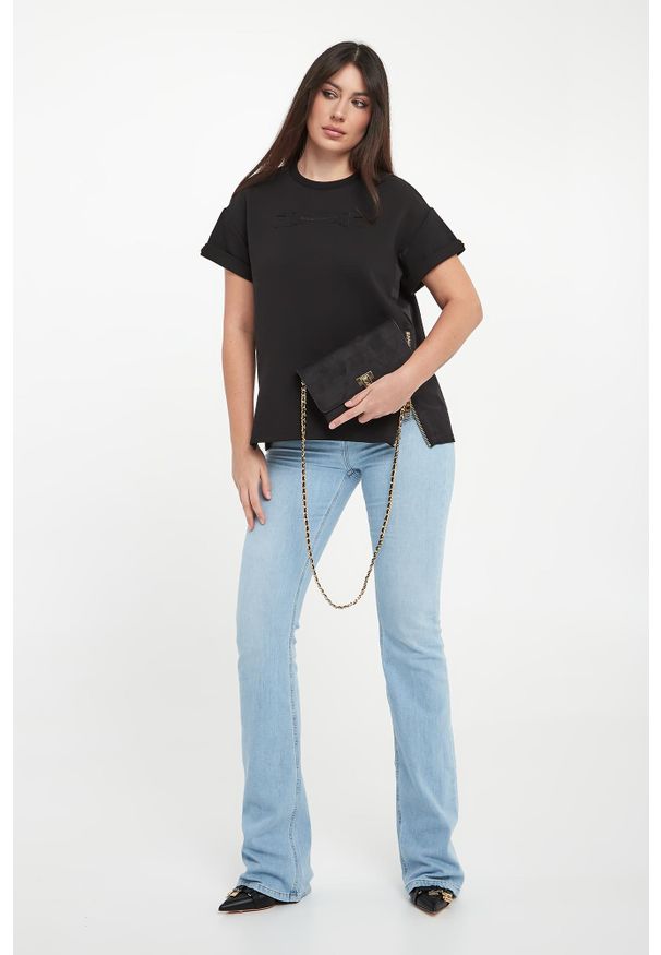 Elisabetta Franchi - T-shirt damski ELISABETTA FRANCHI